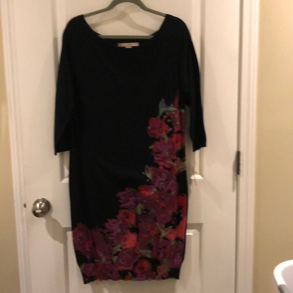 NWT floral sweater dress